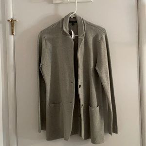 NWT J Crew Factory Gray Cardigan Size M